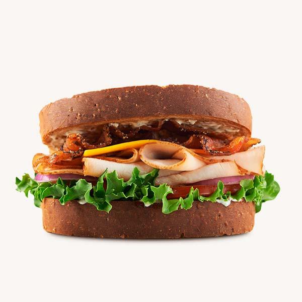 Arby's Roast Turkey Ranch & Bacon Sandwich nutrition info fastfood menus