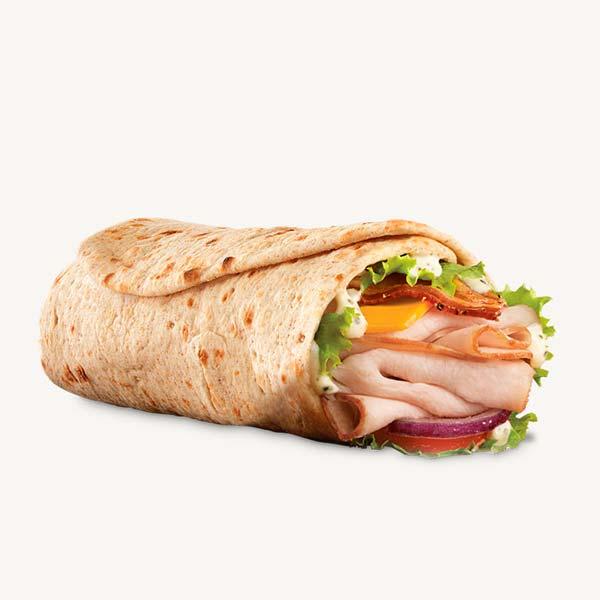 Arbys Roast Turkey Ranch And Bacon Wrap Nutrition Info Fastfood Menus