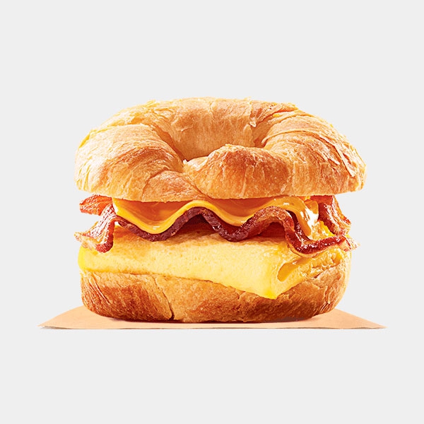 Bacon, Egg & Cheese CROISSAN'WICH Burger King menus