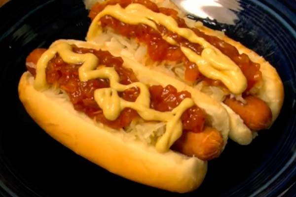 New York Hot Dog Recipe - video Fast Food