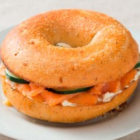 Au Bon Pain Smoked Salmon Wasabi