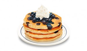 IHOP Double Blueberry Pancakes