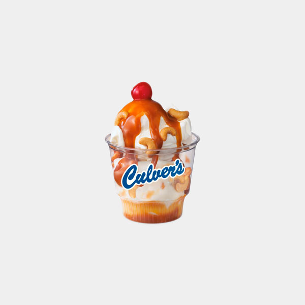 Culver's Caramel Cashew Sundae