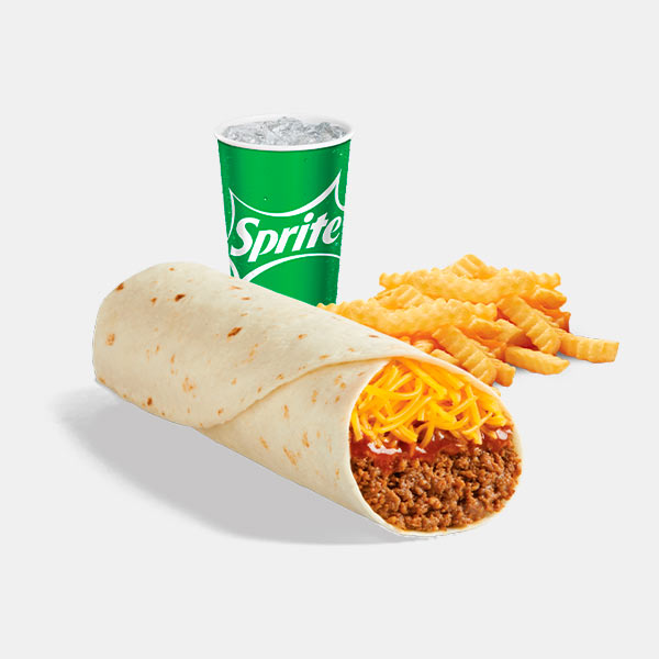 Del Taco Del Beef Burrito Meal