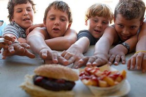 fast food children