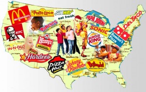 fast food in america map today