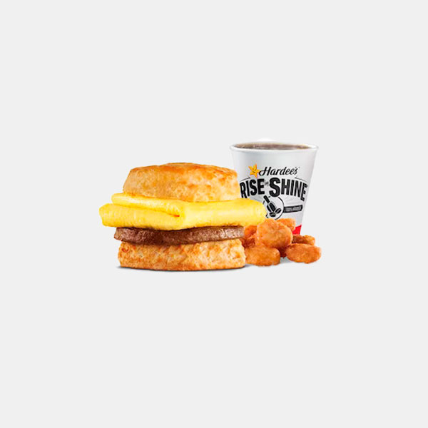 Hardee's Sausage & Egg Biscuit Combo