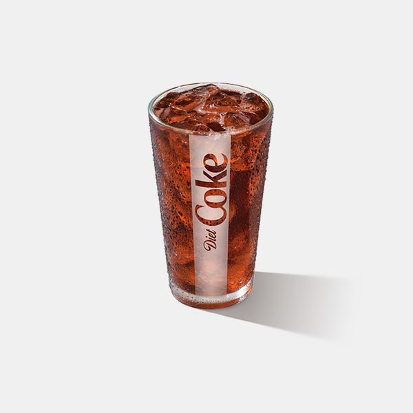 Popeyes Medium Diet Coke
