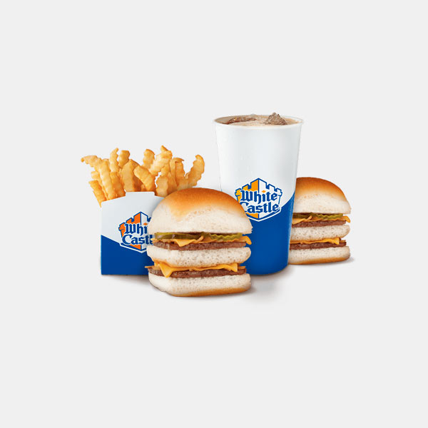 White Castle Double Cheese Slider Combo