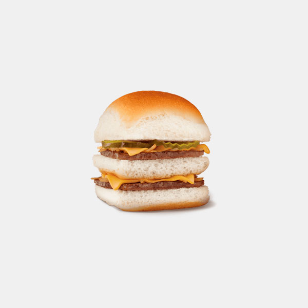 White Castle Double Cheese Slider